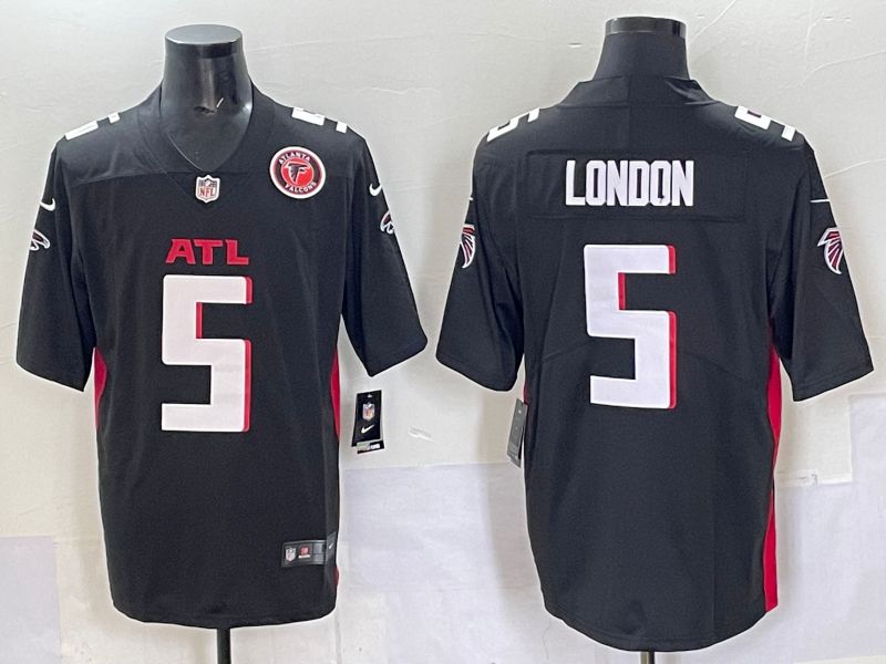 Men 2025 Atlanta Falcons #5 London Black Nike Limited NFL Jersey style 002->atlanta falcons->NFL Jersey